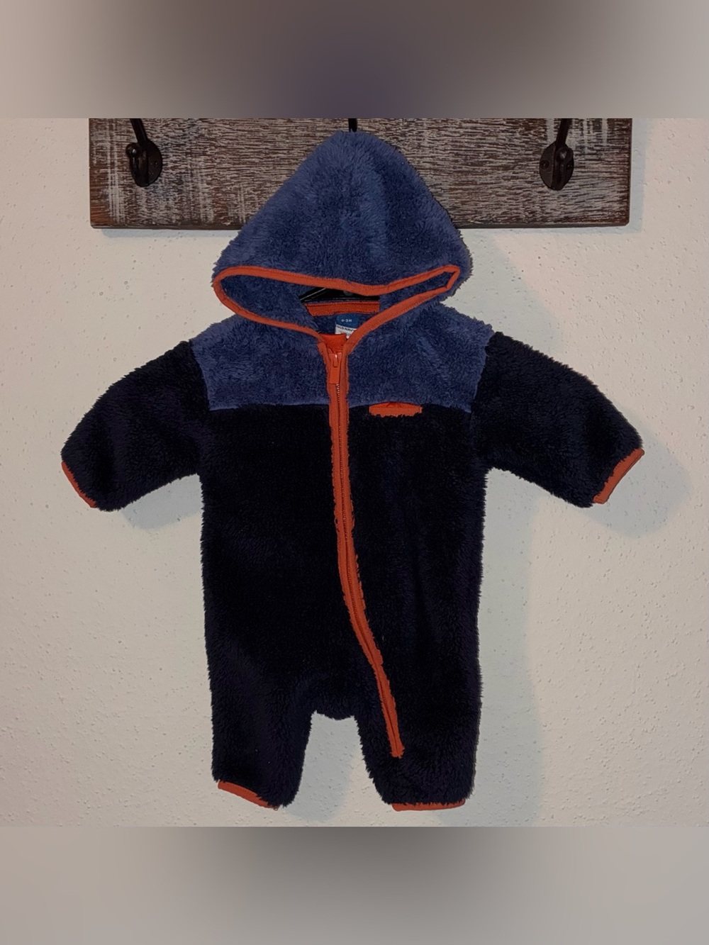 Old Navy Hooded Fleece Bunting One-Piece